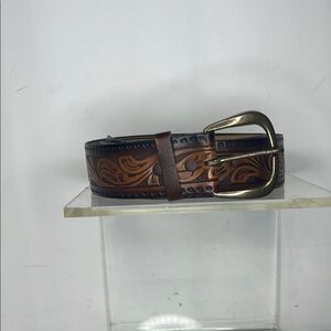 CONTINENTAL TOOLED LEATHER BELT FTL-05-165